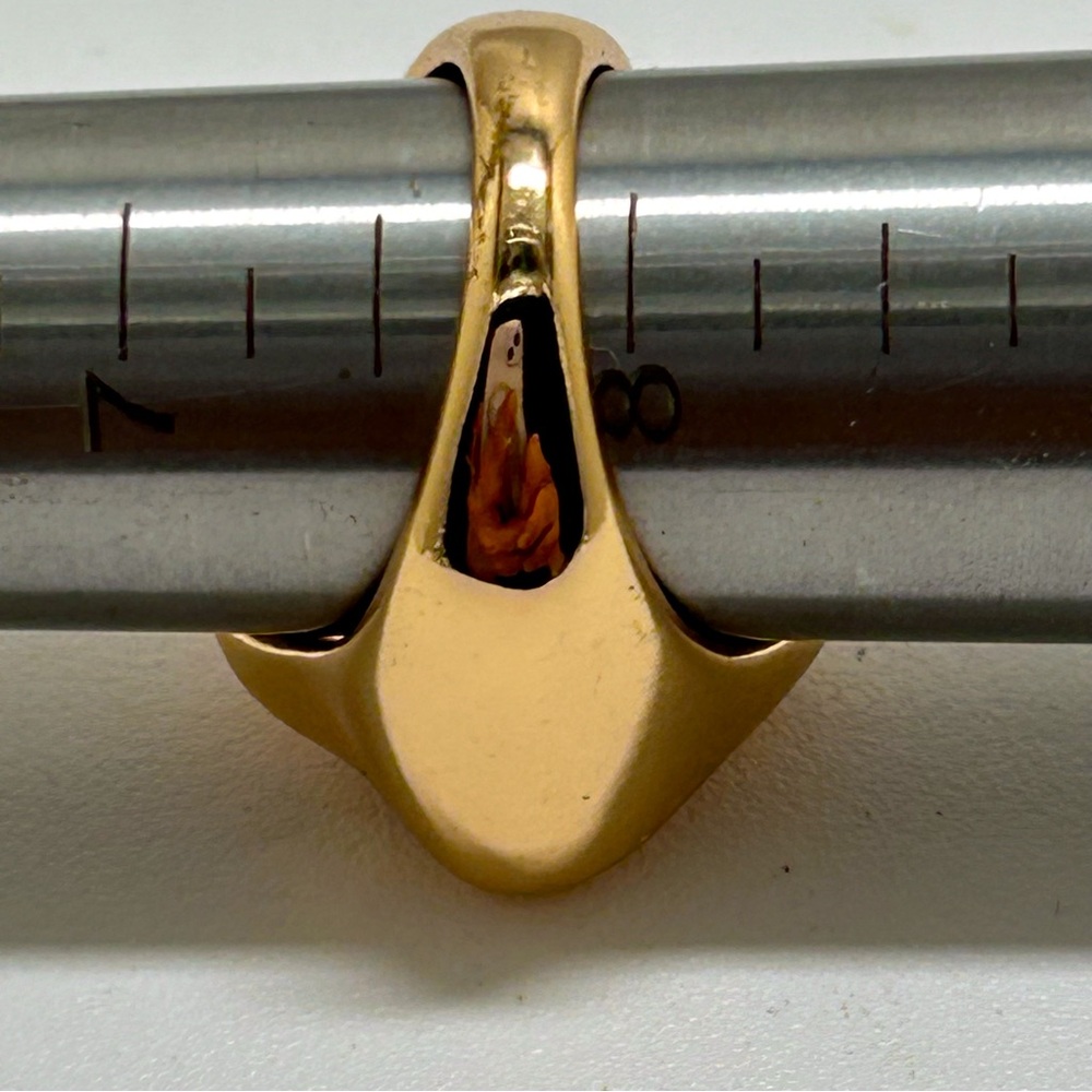Robert Lee Morris, RLM Soho, Gold Nugget Style Ring, Size 7 3/4 - Picture 4 of 5